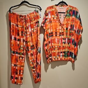 Natori 2 Piece Lounge Set Size Large NWT